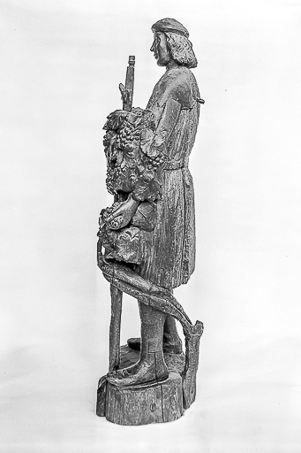 Vue de profil gauche. © Yves Sancey / Région Bourgogne-Franche-Comté, Inventaire du patrimoine - 1976