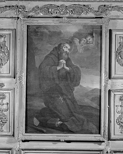 Saint François de Paule priant. © Yves Sancey / Région Bourgogne-Franche-Comté, Inventaire du patrimoine - 1976