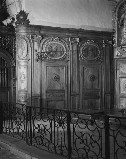 Vue générale du premier pan de l'abside. © Yves Sancey / Région Bourgogne-Franche-Comté, Inventaire du patrimoine - 1976