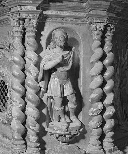 Statuette : saint © Yves Sancey / Région Bourgogne-Franche-Comté, Inventaire du patrimoine - 1976