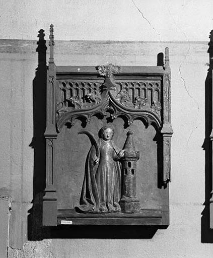 Sainte Barbe. © Yves Sancey / Région Bourgogne-Franche-Comté, Inventaire du patrimoine - 1976