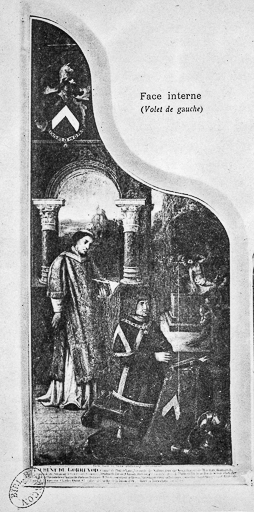 Volet de gauche. © Bernard Lardière / Région Bourgogne-Franche-Comté, Inventaire du patrimoine - 1976