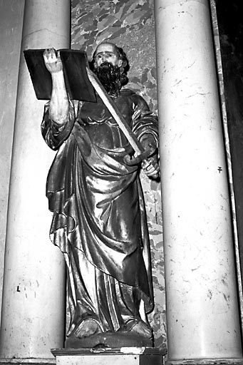 Saint Paul : vue de face. © Yves Sancey / Région Bourgogne-Franche-Comté, Inventaire du patrimoine - 1976