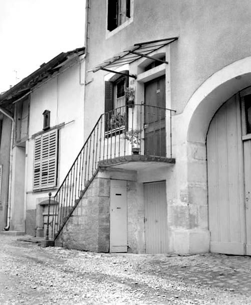 Maison située 13 rue des Martinets. © Yves Sancey / Région Bourgogne-Franche-Comté, Inventaire du patrimoine - 1977