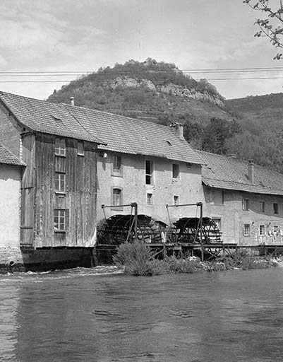 Façade postérieure. © Yves Sancey / Région Bourgogne-Franche-Comté, Inventaire du patrimoine - 1977