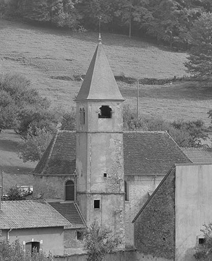 Extérieur : face latérale gauche. © Yves Sancey / Région Bourgogne-Franche-Comté, Inventaire du patrimoine - 1977