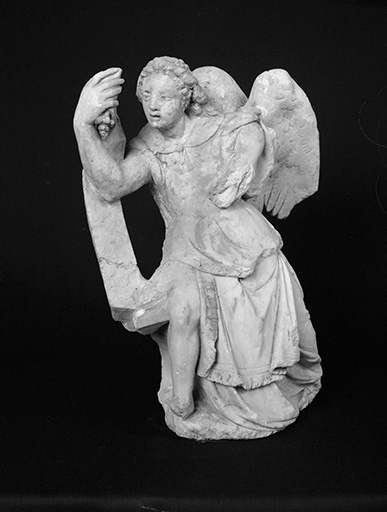 L'ange vu de face. © Yves Sancey / Région Bourgogne-Franche-Comté, Inventaire du patrimoine - 1977