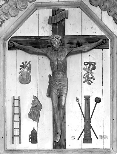 Christ en croix. © Yves Sancey / Région Bourgogne-Franche-Comté, Inventaire du patrimoine - 1977