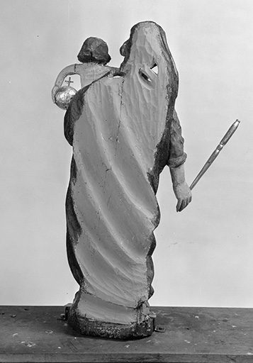 Vue du revers. © Yves Sancey / Région Bourgogne-Franche-Comté, Inventaire du patrimoine - 1977