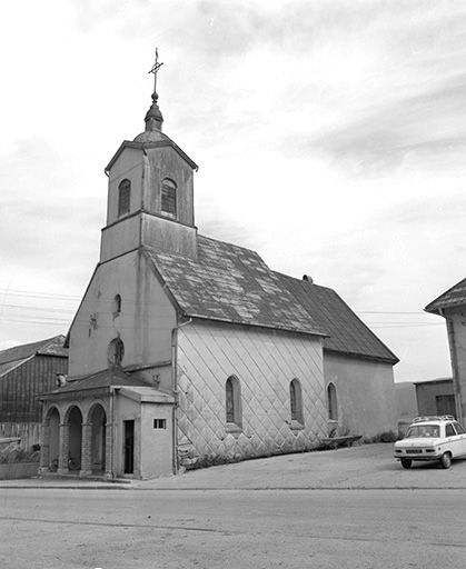 Façades antérieure et latérale droite. © Yves Sancey / Région Bourgogne-Franche-Comté, Inventaire du patrimoine - 1978