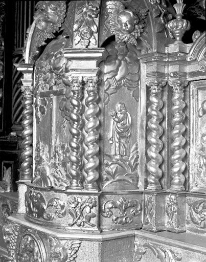 Tabernacle vu du côté droit. © Yves Sancey / Région Bourgogne-Franche-Comté, Inventaire du patrimoine - 1978