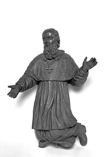 Le prêtre. © Dominique Dominguez / Région Bourgogne-Franche-Comté, Inventaire du patrimoine - 1978