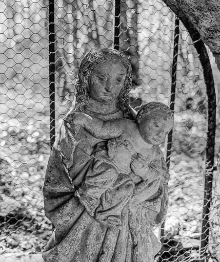 Vierge à l'enfant : à mi-corps. © Dominique Dominguez / Région Bourgogne-Franche-Comté, Inventaire du patrimoine - 1978