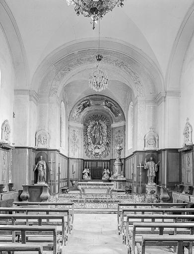 Intérieur : choeur. © Yves Sancey / Région Bourgogne-Franche-Comté, Inventaire du patrimoine - 1978