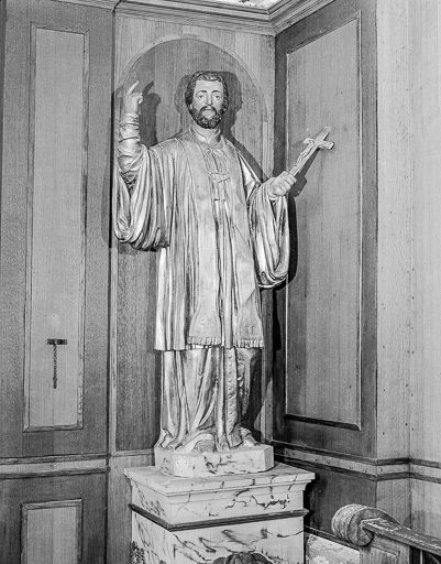 Saint Francois-Xavier vu de face. © Yves Sancey / Région Bourgogne-Franche-Comté, Inventaire du patrimoine - 1978