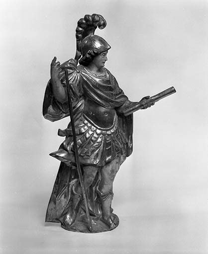 Saint Gengoulph : vue de profil droit. © Yves Sancey / Région Bourgogne-Franche-Comté, Inventaire du patrimoine - 1979