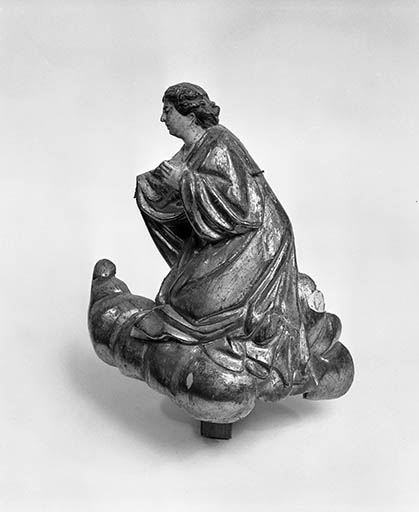 Ange de l'Annonciation. © Yves Sancey / Région Bourgogne-Franche-Comté, Inventaire du patrimoine - 1979