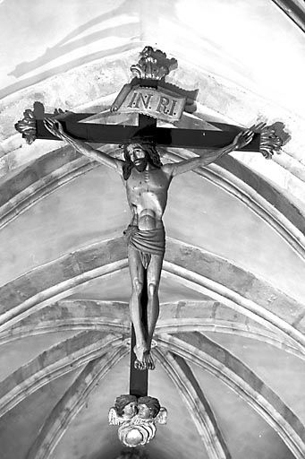 Christ en croix. © Yves Sancey / Région Bourgogne-Franche-Comté, Inventaire du patrimoine - 1979