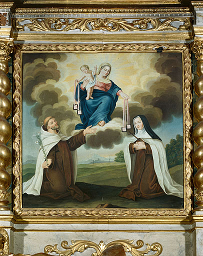 tableau d'autel © Yves Sancey / Région Bourgogne-Franche-Comté, Inventaire du patrimoine - 1979