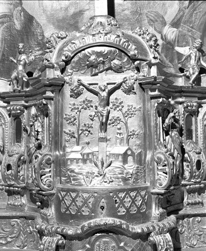 Porte du tabernacle. © Yves Sancey / Région Bourgogne-Franche-Comté, Inventaire du patrimoine - 1979