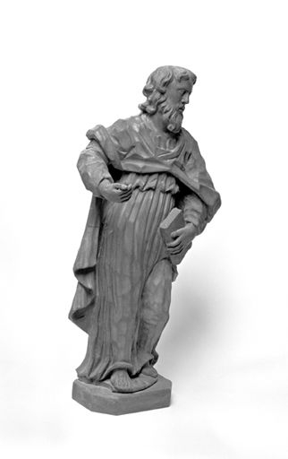 Apôtre vu de trois quarts droit. © Yves Sancey / Région Bourgogne-Franche-Comté, Inventaire du patrimoine - 1979