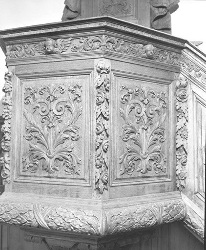 Panneaux de la cuve. © Yves Sancey / Région Bourgogne-Franche-Comté, Inventaire du patrimoine - 1979