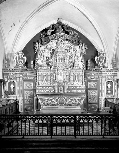 Vue d'ensemble depuis la nef. © Yves Sancey / Région Bourgogne-Franche-Comté, Inventaire du patrimoine - 1979