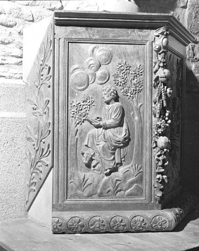 Saint Luc. © Yves Sancey / Région Bourgogne-Franche-Comté, Inventaire du patrimoine - 1979