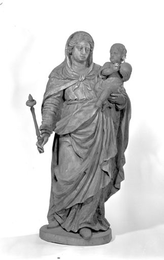 Vierge à l'Enfant. © Yves Sancey / Région Bourgogne-Franche-Comté, Inventaire du patrimoine - 1979