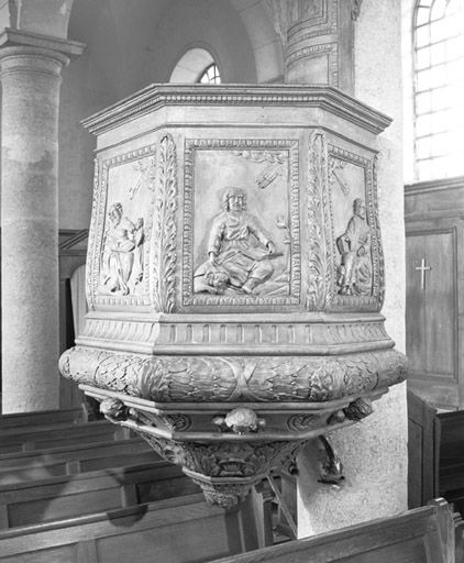 Saint Matthieu, saint Marc et saint Luc. © Yves Sancey / Région Bourgogne-Franche-Comté, Inventaire du patrimoine - 1979