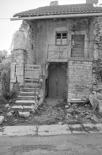 Façade antérieure, partie gauche. © Bernard Lardière / Région Bourgogne-Franche-Comté, Inventaire du patrimoine - 1979