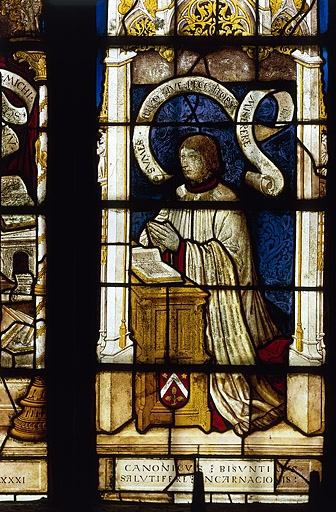 Lancette droite : donateur © Yves Sancey / Région Bourgogne-Franche-Comté, Inventaire du patrimoine - 1979