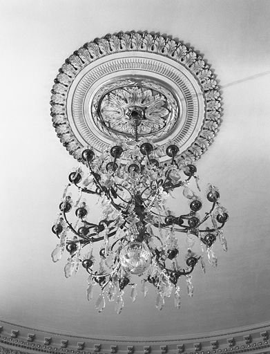 Salon de la rotonde : lustre. © Yves Sancey / Région Bourgogne-Franche-Comté, Inventaire du patrimoine - 1980