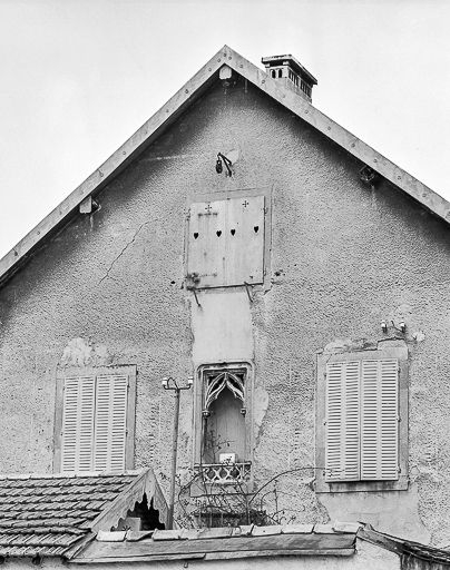 Pignon gauche. © Yves Sancey / Région Bourgogne-Franche-Comté, Inventaire du patrimoine - 1980