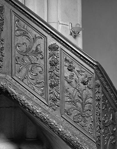 Panneaux de la rampe. © Yves Sancey / Région Bourgogne-Franche-Comté, Inventaire du patrimoine - 1980