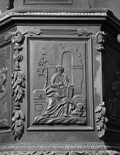 Saint Luc. © Yves Sancey / Région Bourgogne-Franche-Comté, Inventaire du patrimoine - 1980