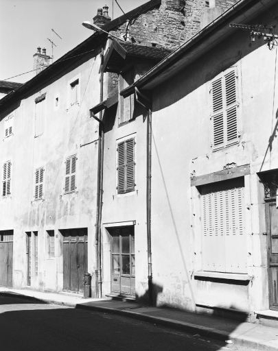 Façade antérieure. © Dominique Dominguez / Région Bourgogne-Franche-Comté, Inventaire du patrimoine - 1980