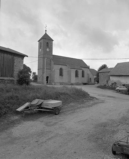 Face latérale droite de trois quarts gauche. © Yves Sancey / Région Bourgogne-Franche-Comté, Inventaire du patrimoine - 1981