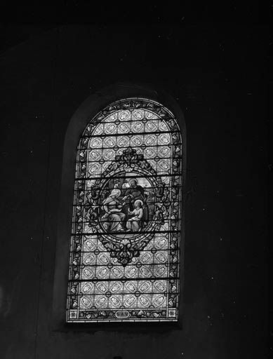 Baie 3 : Sainte Famille. © Jean-Luc Ligier / Région Bourgogne-Franche-Comté, Inventaire du patrimoine - 1981