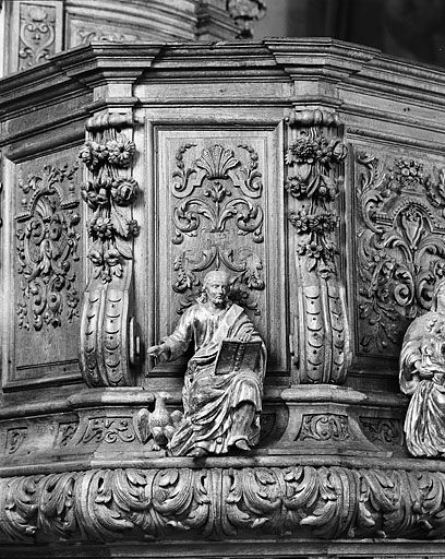 Statuette : saint Jean. © Yves Sancey / Région Bourgogne-Franche-Comté, Inventaire du patrimoine - 1982