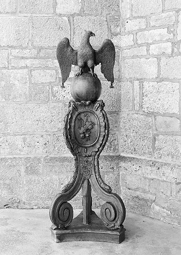 Vue d'ensemble du lutrin n° 1. © Yves Sancey / Région Bourgogne-Franche-Comté, Inventaire du patrimoine - 1982