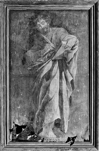 Saint Mathieu. © Yves Sancey / Région Bourgogne-Franche-Comté, Inventaire du patrimoine - 1982