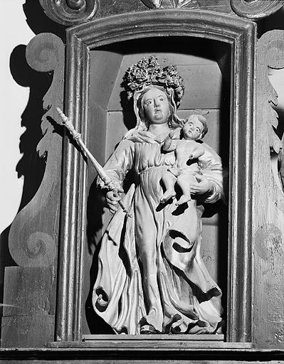 Vierge à l'Enfant. © Yves Sancey / Région Bourgogne-Franche-Comté, Inventaire du patrimoine - 1982