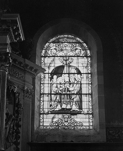 Mariage de la Vierge, baie n° 2. © Yves Sancey / Région Bourgogne-Franche-Comté, Inventaire du patrimoine - 1982