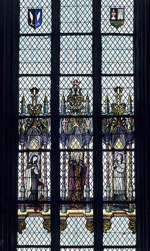 Baie 2 : sainte Thérèse, saint Joseph et saint François-Xavier. © Yves Sancey / Région Bourgogne-Franche-Comté, Inventaire du patrimoine - 1982