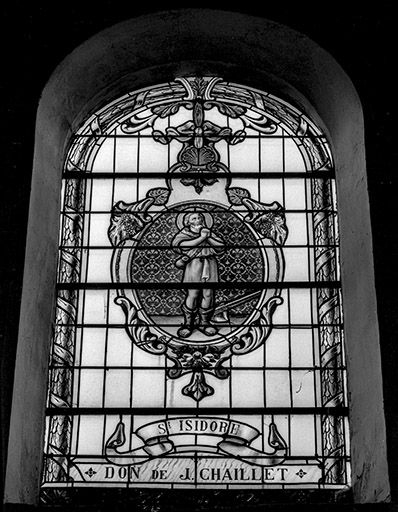 Baie 6 : saint Isidore © Jean-Luc Ligier / Région Bourgogne-Franche-Comté, Inventaire du patrimoine - 1982