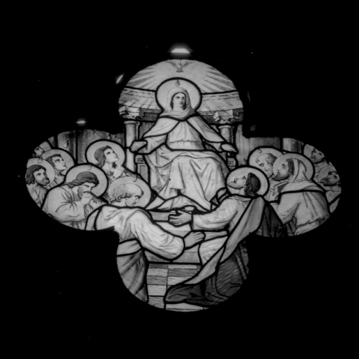 Baie 110 : la Pentecôte. © Jean-Luc Ligier / Région Bourgogne-Franche-Comté, Inventaire du patrimoine - 1982