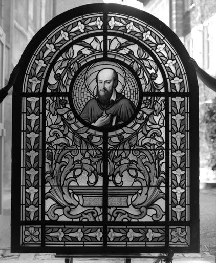 Baie 1 : saint François de Sales © Jean-Luc Ligier / Région Bourgogne-Franche-Comté, Inventaire du patrimoine - 1982