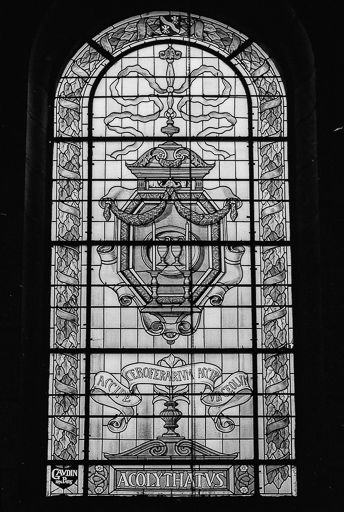 Baie 107  : l'acolytat. © Yves Sancey / Région Bourgogne-Franche-Comté, Inventaire du patrimoine - 1982