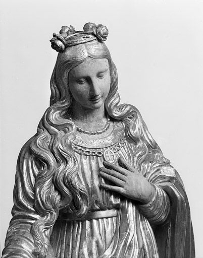 A mi-corps. © Yves Sancey / Région Bourgogne-Franche-Comté, Inventaire du patrimoine - 1982